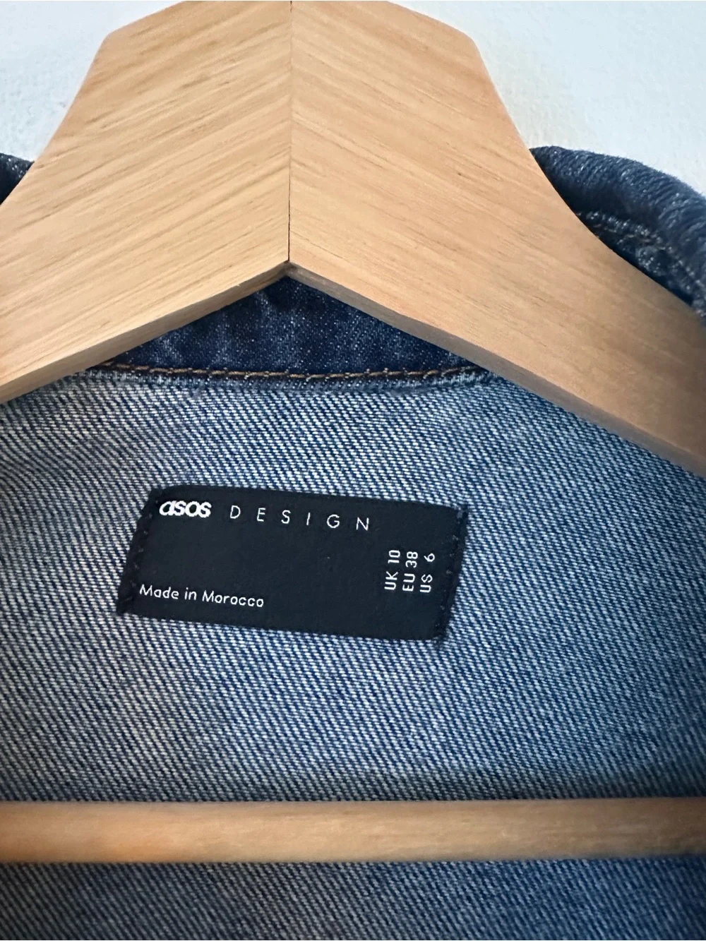 ASOS Blue Denim Jean Jacket - Picture 3 of 3